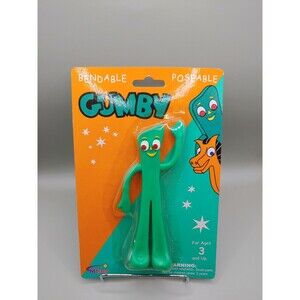 Gumby 6” Bendable Figure NJ Croce Classic Style Toys 2004 New 50th Anniversary